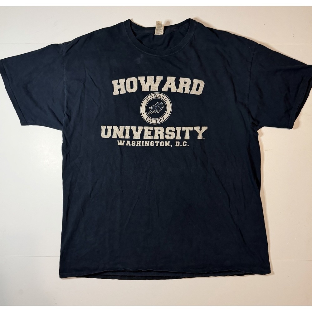 Vintage Howard University HBCU Bison Mascot T Shirt Size XL